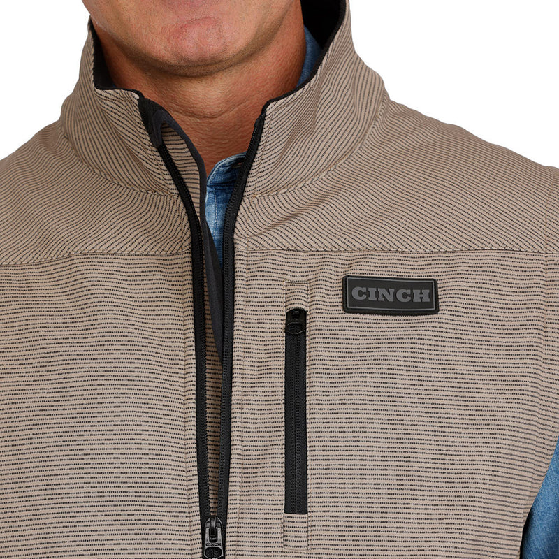Cinch Men's Khaki Bonded Vest