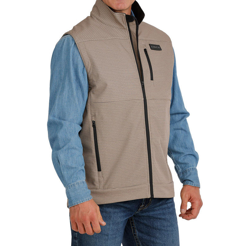 Cinch Men's Khaki Bonded Vest