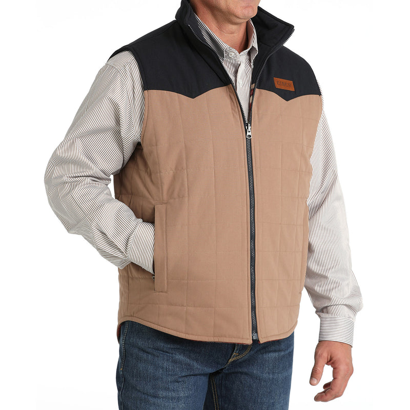 Cinch Men's Reversible Khaki Vest