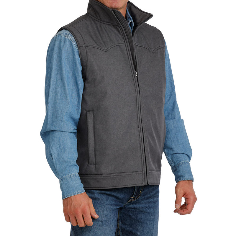 Cinch Men's Charcoal Concealed Carry Bonded Vest