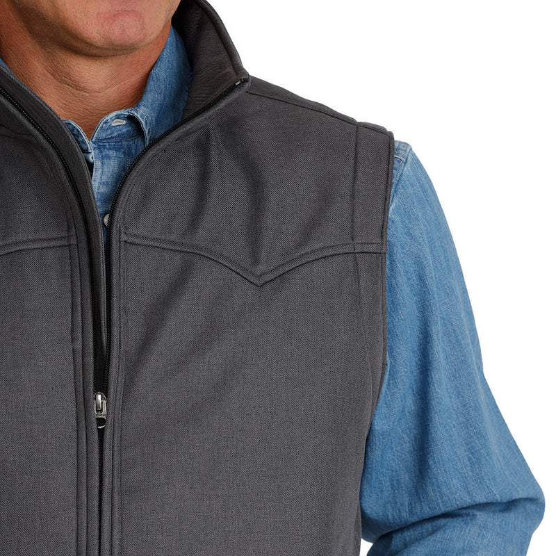 Cinch Men's Charcoal Concealed Carry Bonded Vest