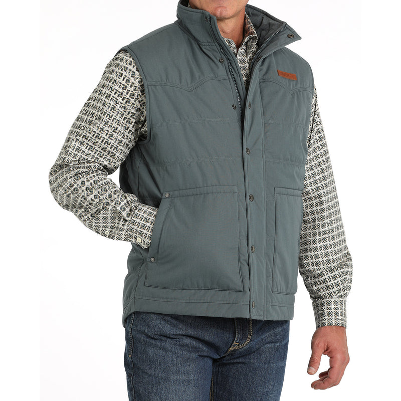 Cinch Men's Blue Quilted Vest