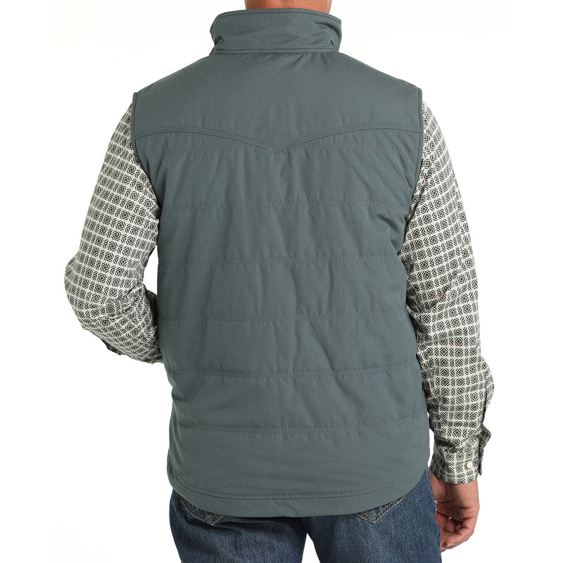 Cinch Men's Blue Quilted Vest