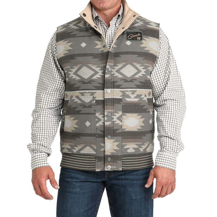 Cinch Men's Olive Reversible Vest