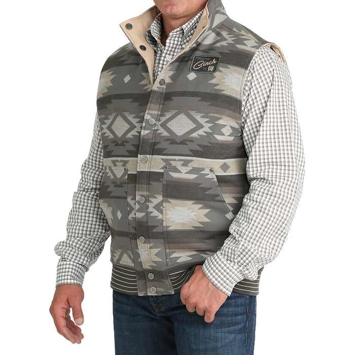 Cinch Men's Olive Reversible Vest