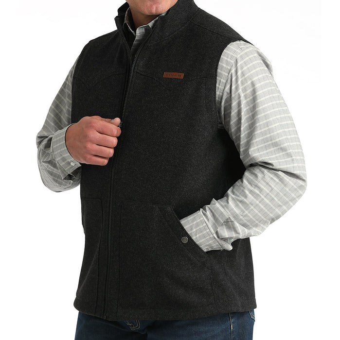 Cinch Men's Black Brushed Knit Vest