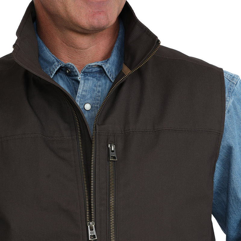 Cinch Men's Brown Concealed Carry Canvas Vest