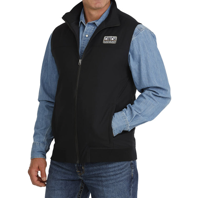Cinch Men's Black Light Weight Vest