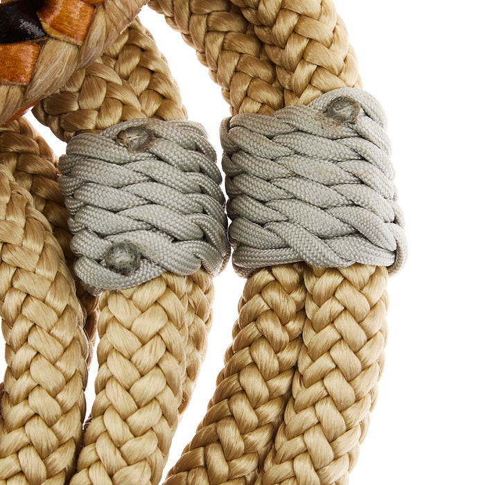Mx Bull Ropes Brazilian Left Handed 7/8in Double Braid Grey Adult Pro Bull Rope