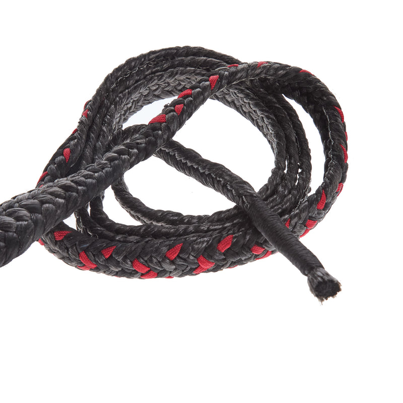 Mx Bull Ropes Brazilian Right Handed 5/8 Double Braid Black and Red Junior Bull Rope