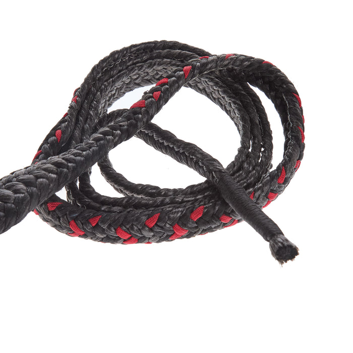 Mx Bull Ropes Brazilian Right Handed 5/8 Double Braid Black and Red Junior Bull Rope