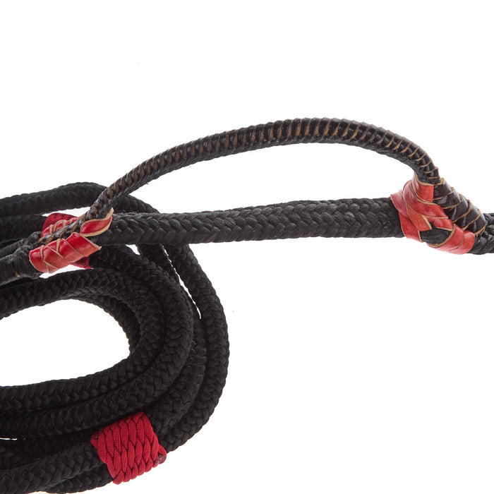Mx Bull Ropes Brazilian Right Handed 5/8 Double Braid Black and Red Junior Bull Rope