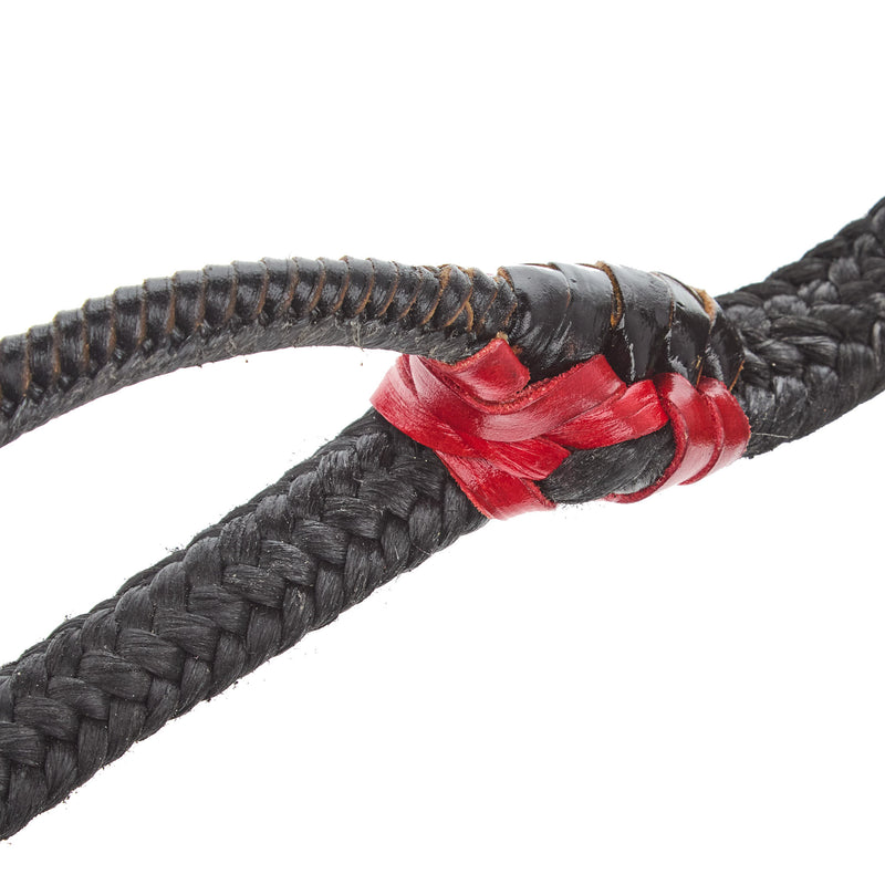 Mx Bull Ropes Brazilian Right Handed 5/8in. Double Braid Black and Lime Green Junior Bull Rope