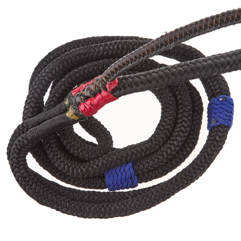 Mx Bull Ropes Brazilian Right Handed 5/8in. Double Braid Black and Royal Blue Junior Bull Rope