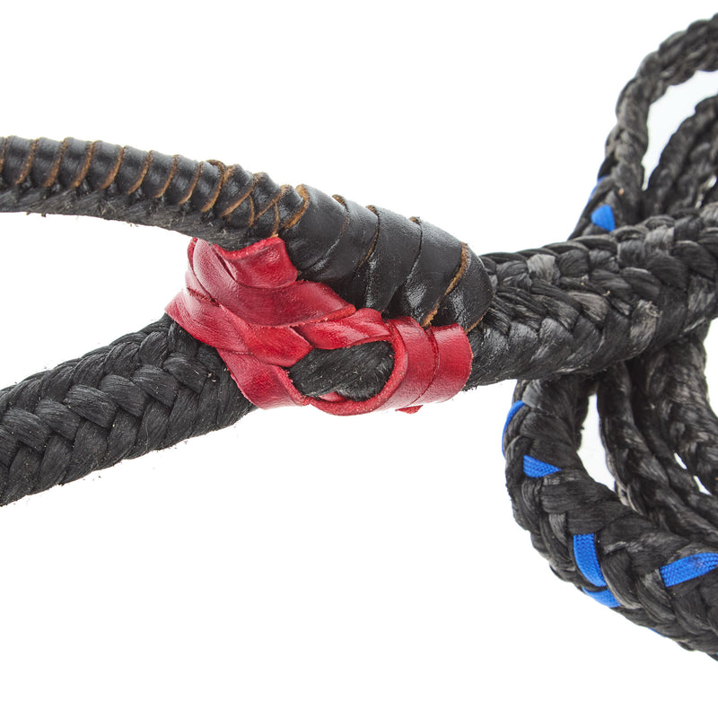 Mx Bull Ropes Brazilian Right Handed 5/8in. Double Braid Black and Royal Blue Junior Bull Rope