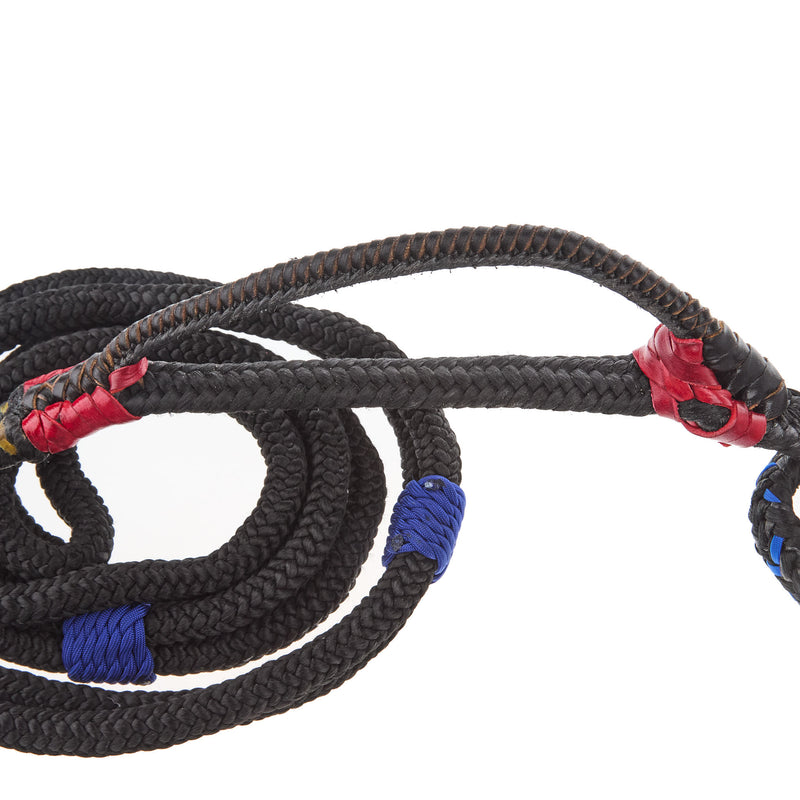 Mx Bull Ropes Brazilian Right Handed 5/8in. Double Braid Black and Royal Blue Junior Bull Rope