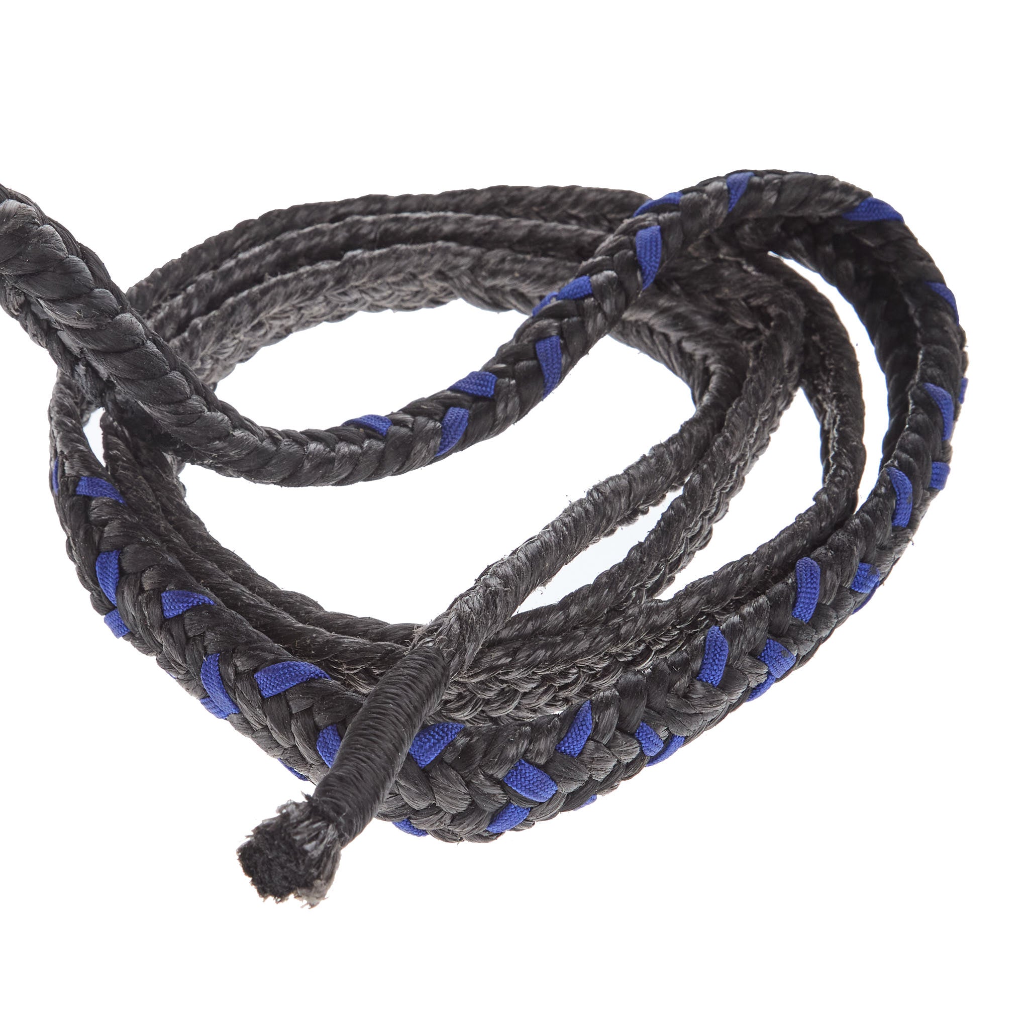 Mx Bull Ropes Brazilian Left Handed 5/8in. Double Braid Black and Roya