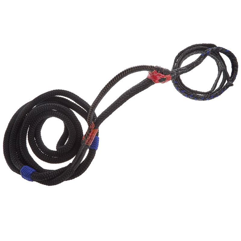 Mx Bull Ropes Brazilian Right Handed 5/8in. Double Braid Black and Royal Blue Steer Bull Rope