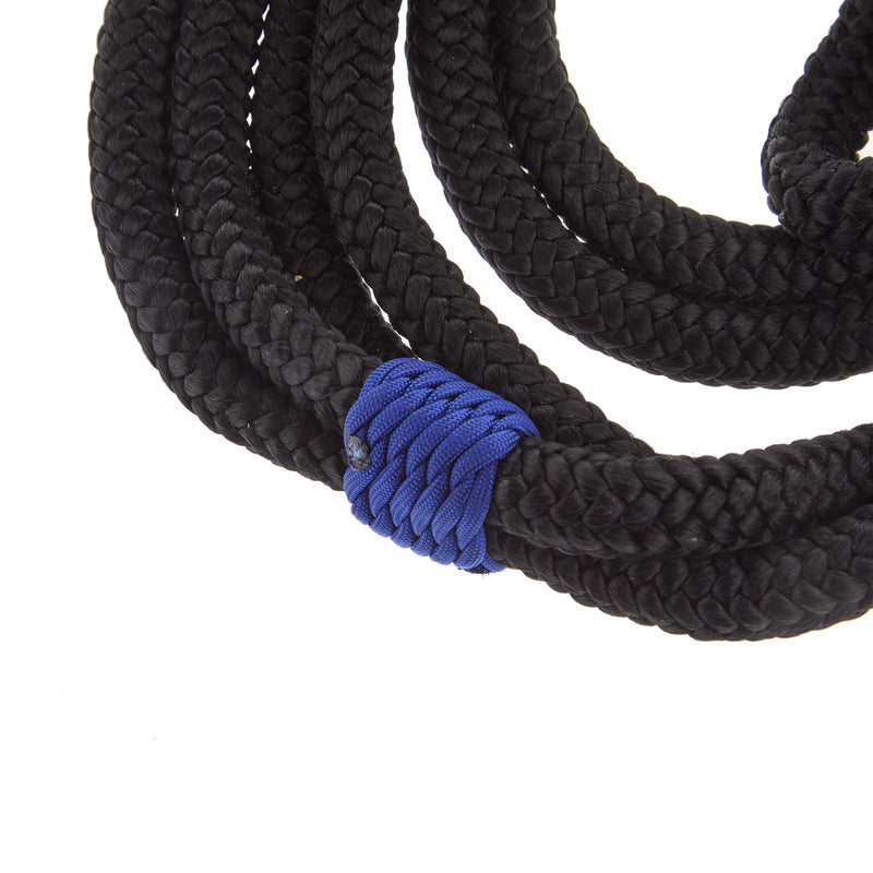 Mx Bull Ropes Brazilian Right Handed 5/8in. Double Braid Black and Royal Blue Steer Bull Rope