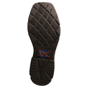 Twisted X Mens Distressed Saddle 12in Red Barbwire Soft Toe Work Boot