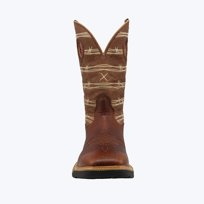 Twisted X Men's 12in. Brown Square Soft Toe Work Boot