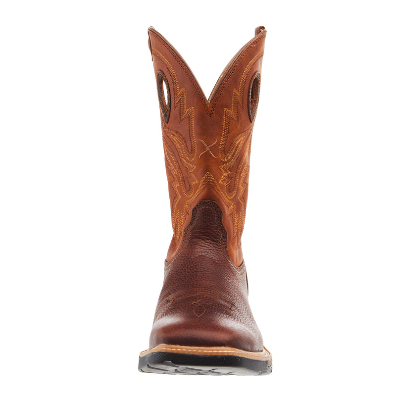 Twisted X Mens Ginger/Rust Soft Toe Western Work Boot