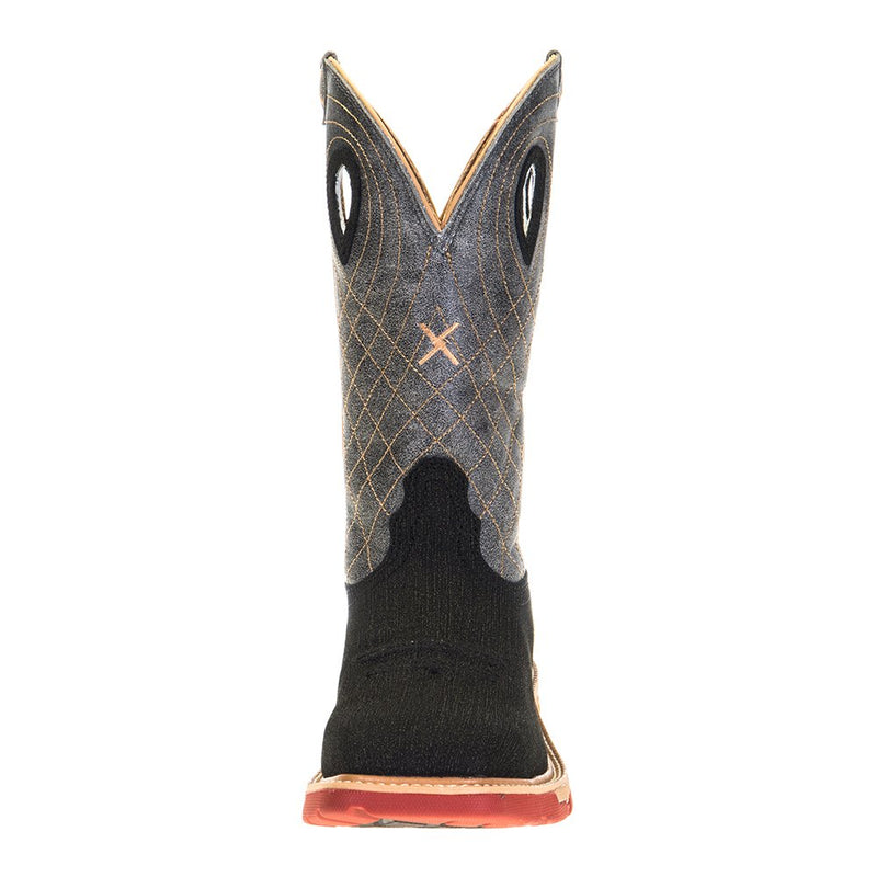 Twisted X Men's Rubberized Brown 12in. Grey CellStretch Alloy Toe Work Boots