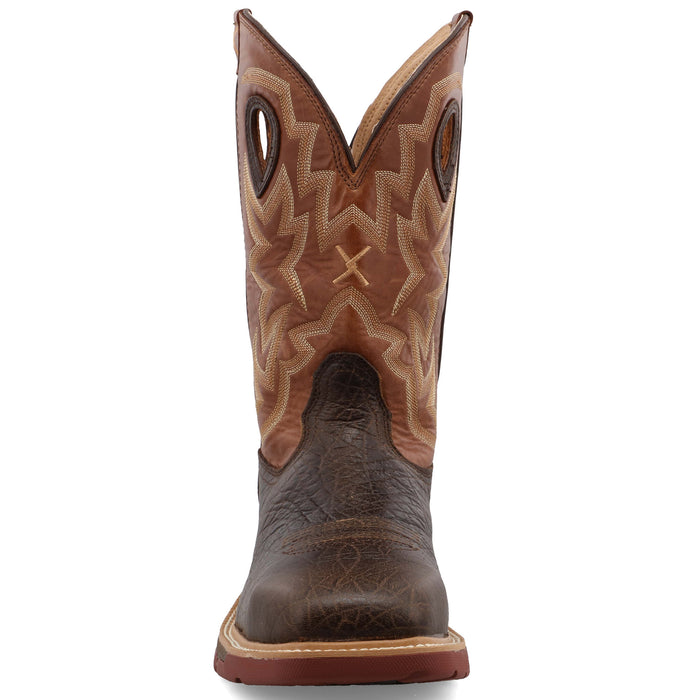 Twisted X Men's Smokey Chocolate 12in. Spice Top Alloy Toe Work Boot