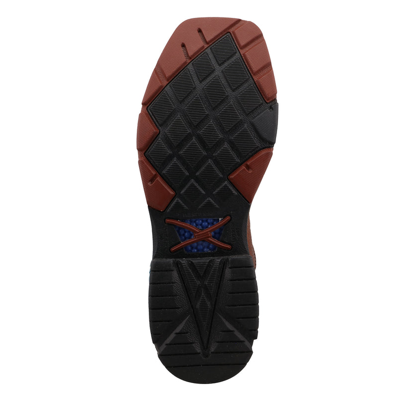 Twisted X Men`s 12In Cellstretch Brown WP Alloy Square Toe Work Boot