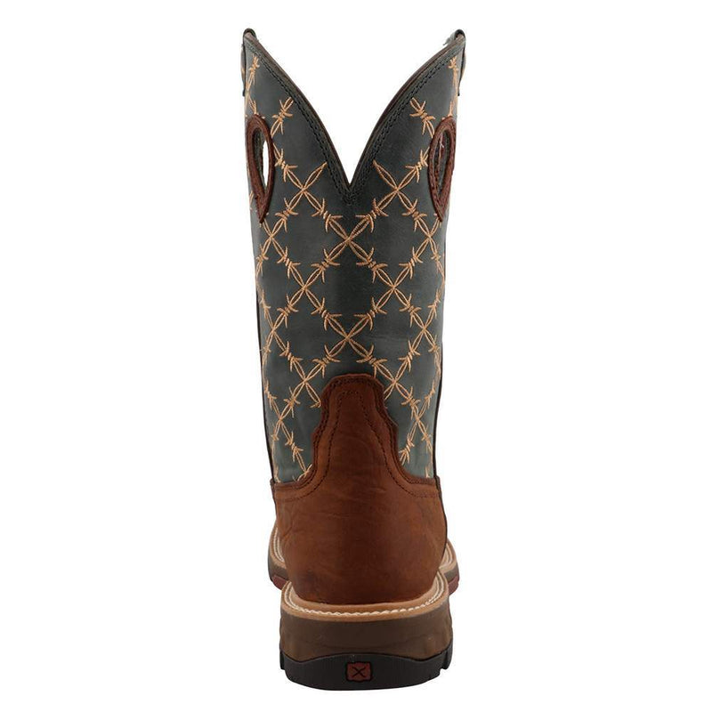 Twisted X Men`s Mocha 12in. Slate Top Nano Toe Work Boot