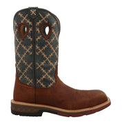 Twisted X Men`s Mocha 12in. Slate Top Nano Toe Work Boot