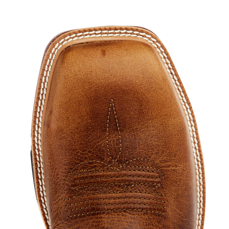 Twisted X Men`s Western Pull On Brown and Olive 12In Nano Square Toe H2O Work Boot