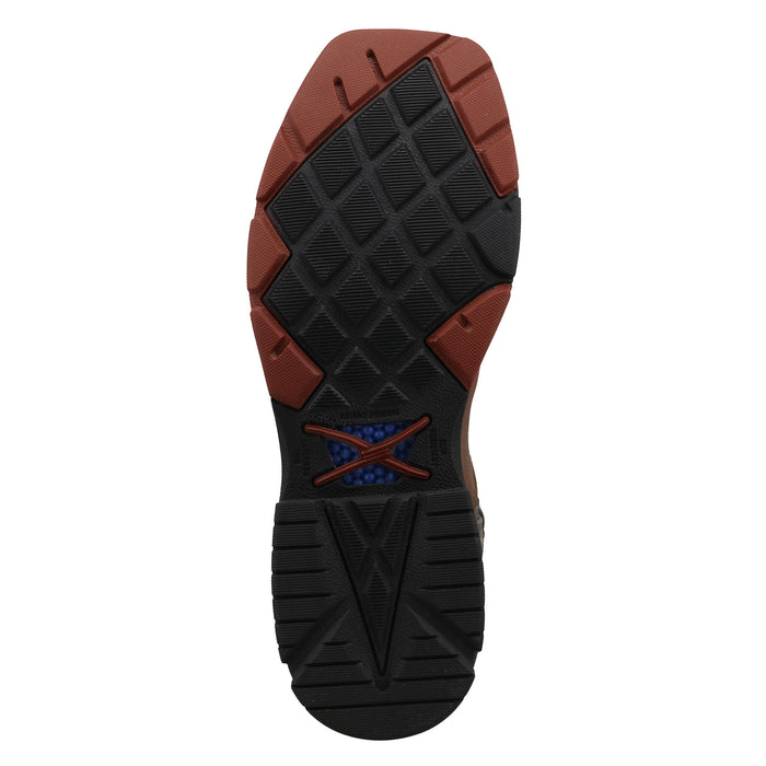 Twisted X Men`s Hazel & Navy 12 In Top Work Boot