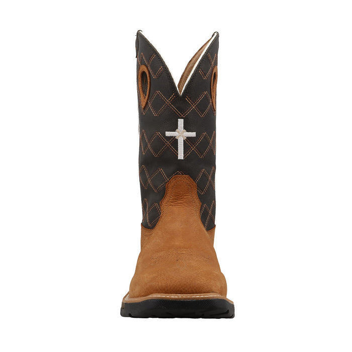 Twisted X Men's Brown 12In Soft Square Toe Work Boot