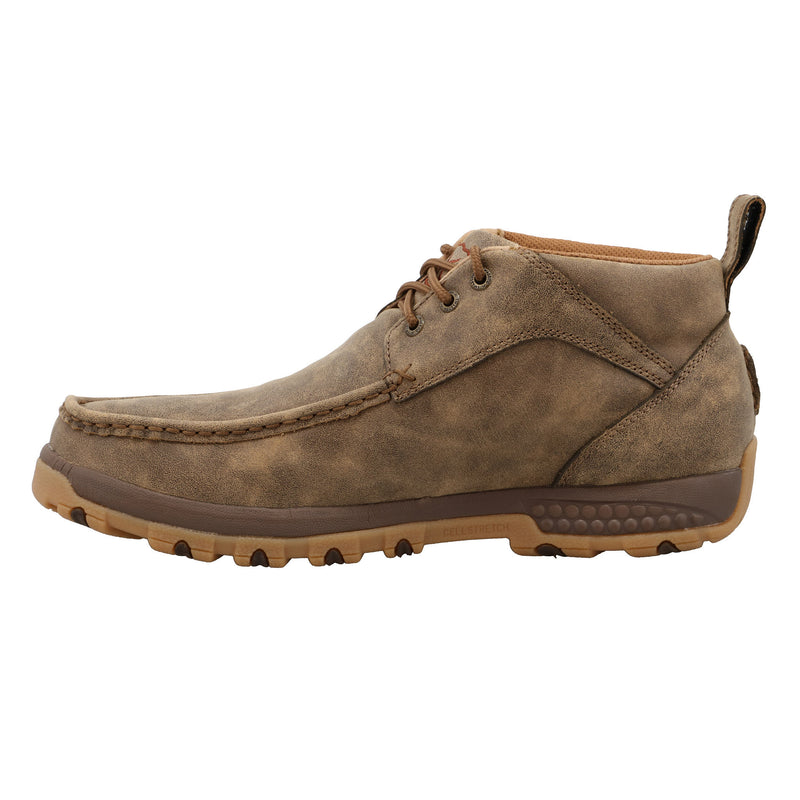 Twisted X Men's CellStretch Brown Bomber Casual Lace Up Shoe