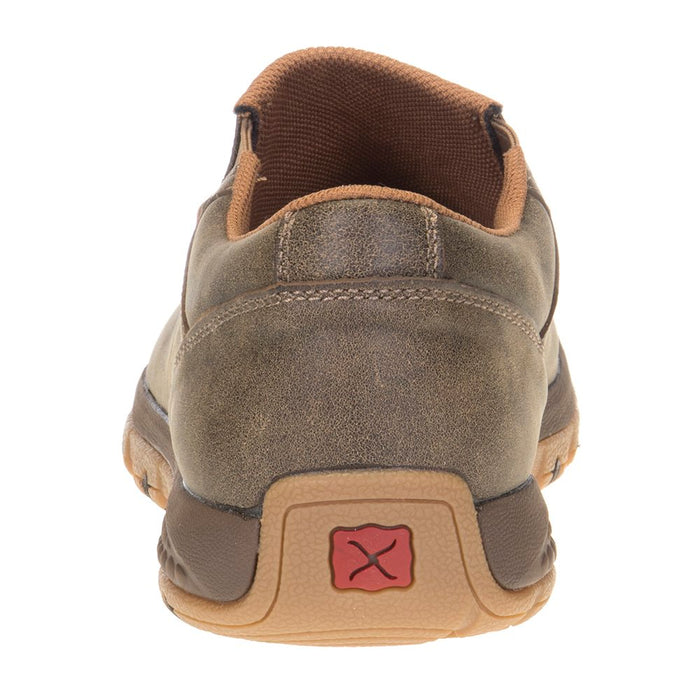 Twisted X Men's CellStretch Brown Bomber Casual Slip On Shoe