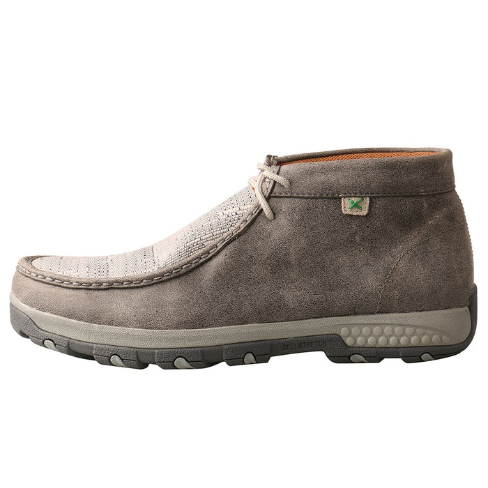 Twisted X Men's Grey Cellstretch Driving Moc Casual Shoe