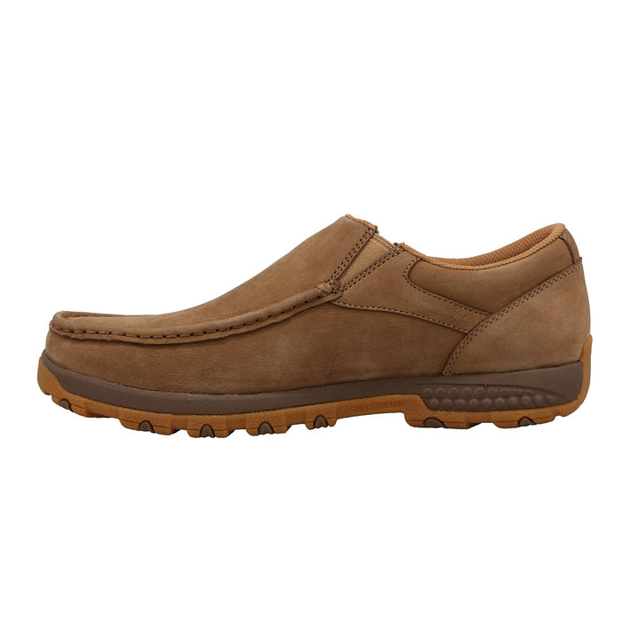Twisted X Men's Camel Slip On Driving Moc