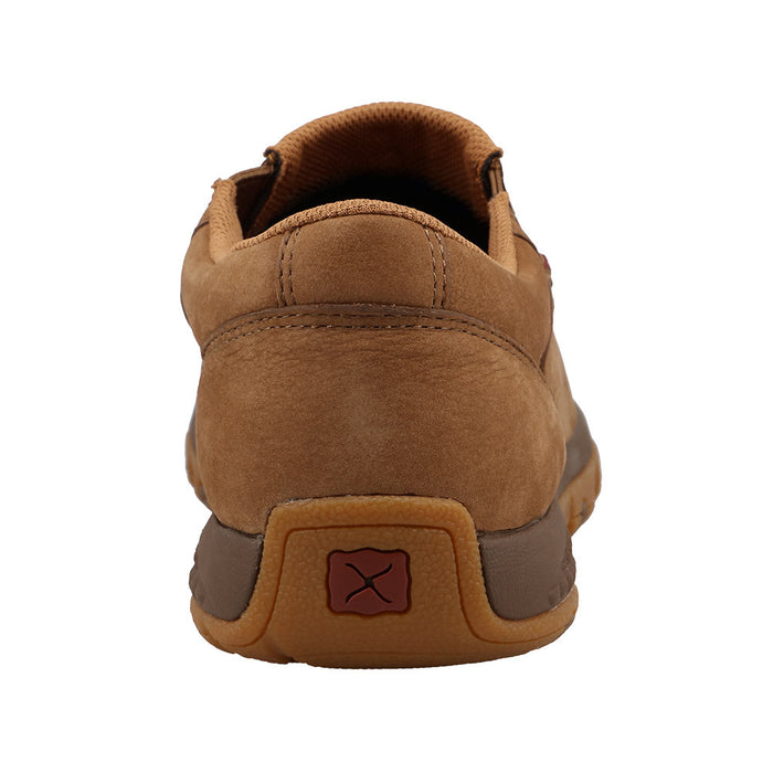 Twisted X Men's Slip On Driving Moc Camel and Desert Palm