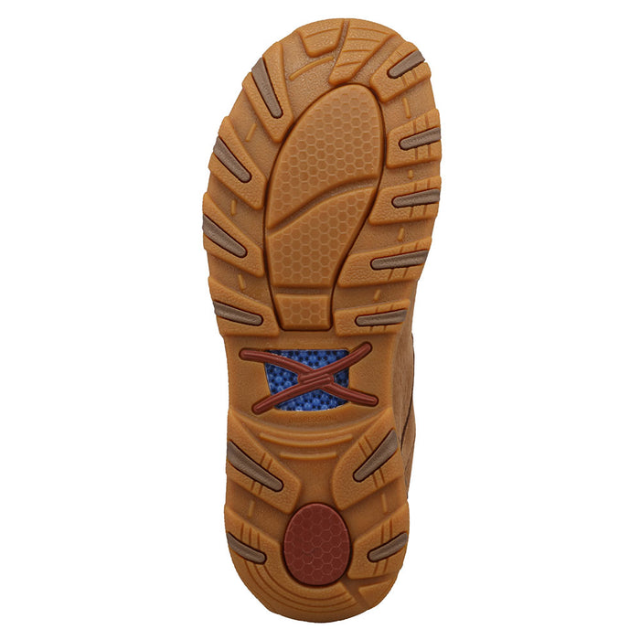 Twisted X Men's Slip On Driving Moc Camel and Desert Palm