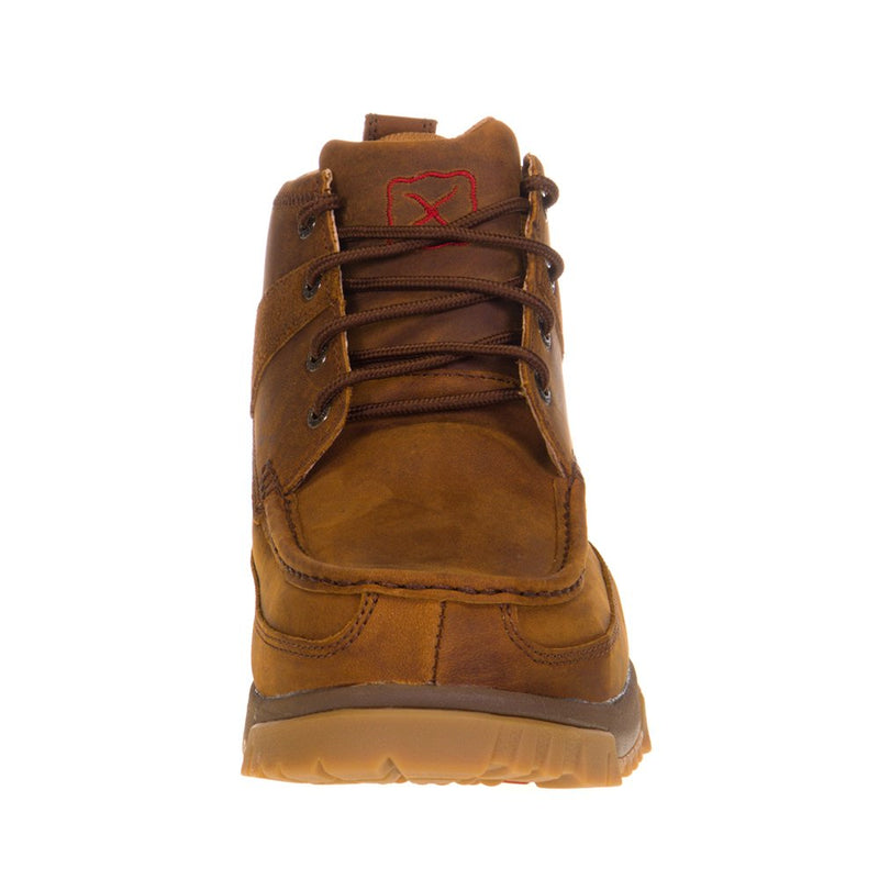 Twisted X Men's Oiled Saddle 4in. Comp Toe Lace Up Work Boot