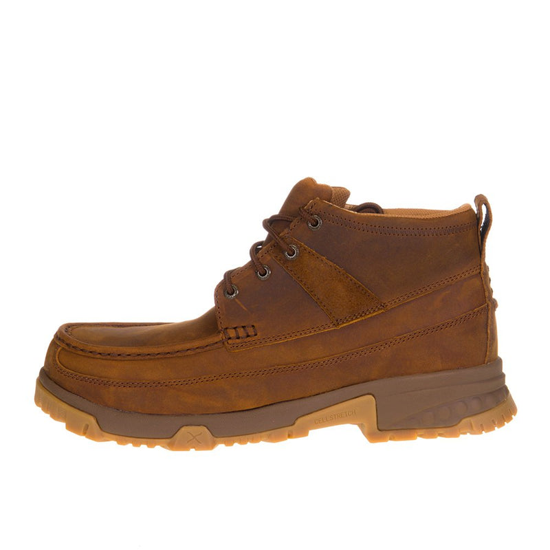 Twisted X Men's Oiled Saddle 4in. Comp Toe Lace Up Work Boot