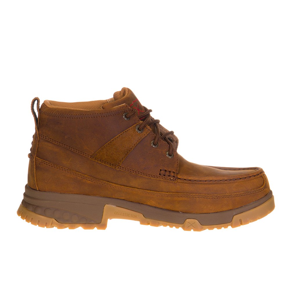 トゥッティ Twisted X Men's Oiled Saddle 4in. Comp Toe Lace Up Work Boot — NRS