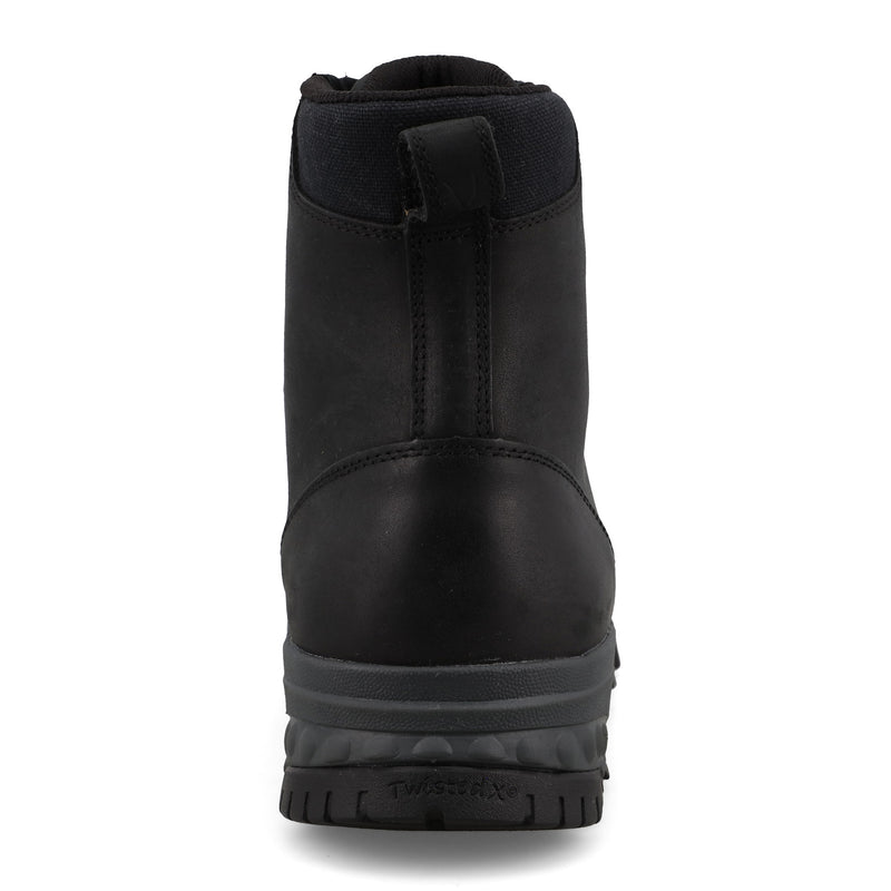 Twisted X Men`s Black 6In Nano Toe Lace Up Work Boot
