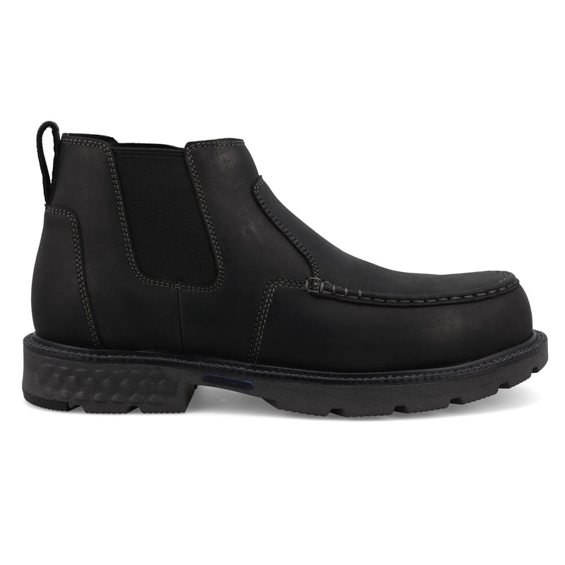 Twisted X Men`s 4In Chelsea Black EH Nano Toe Work Shoe