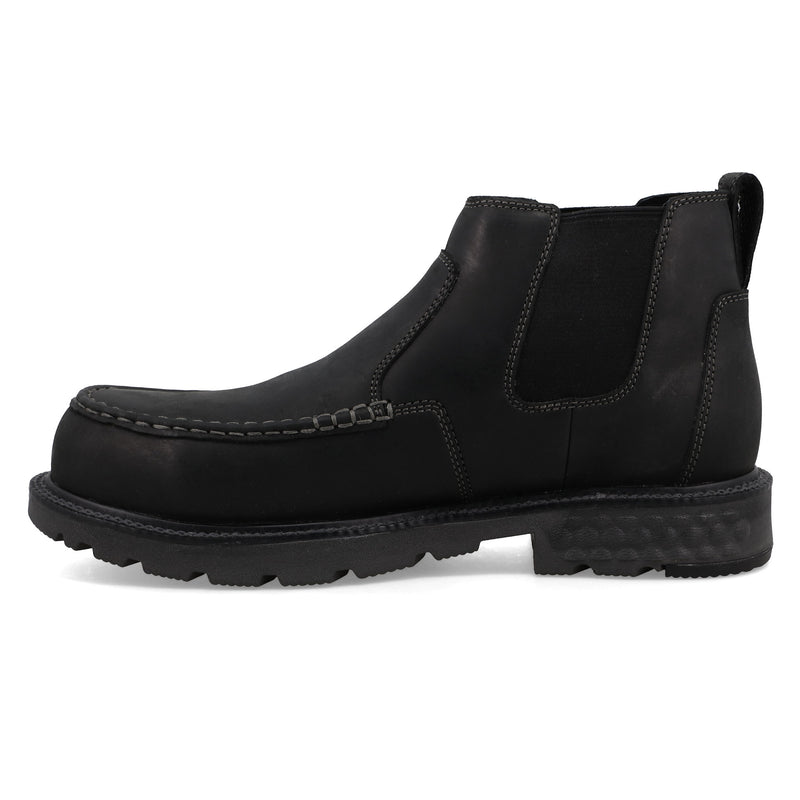 Twisted X Men`s 4In Chelsea Black EH Nano Toe Work Shoe