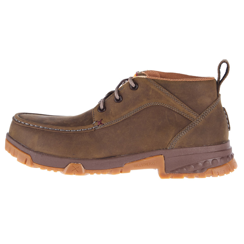 Twisted X Mens Shitake H2O Nano Toe Chukka Lace Up Work Shoe