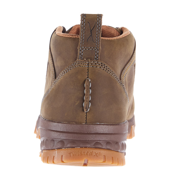 Twisted X Mens Shitake H2O Nano Toe Chukka Lace Up Work Shoe