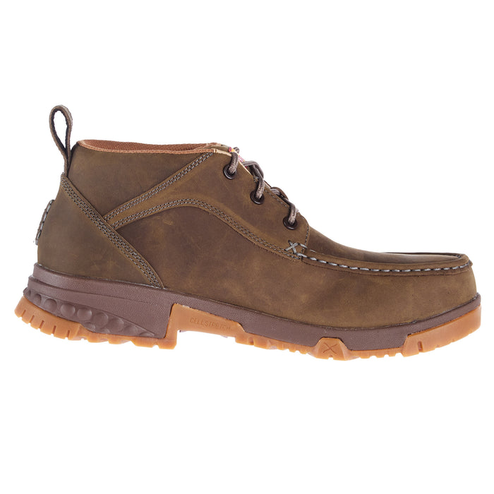Twisted X Mens Shitake H2O Nano Toe Chukka Lace Up Work Shoe