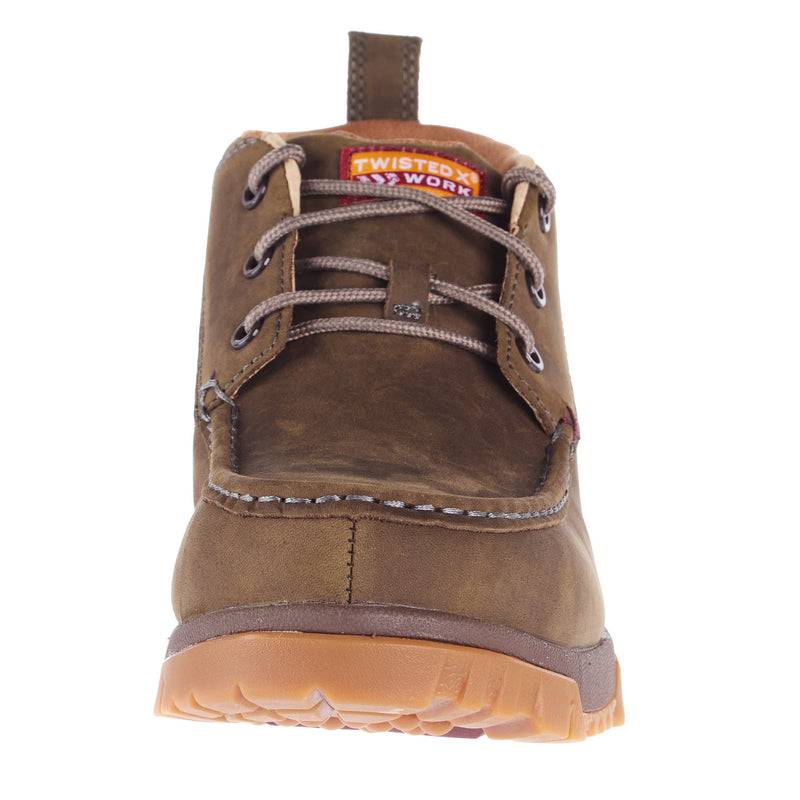 Twisted X Mens Shitake H2O Nano Toe Chukka Lace Up Work Shoe
